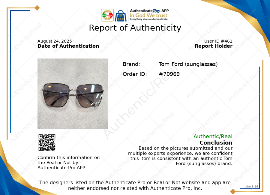 Sunglasses Luxury Designer By Tom Ford, Size: Large