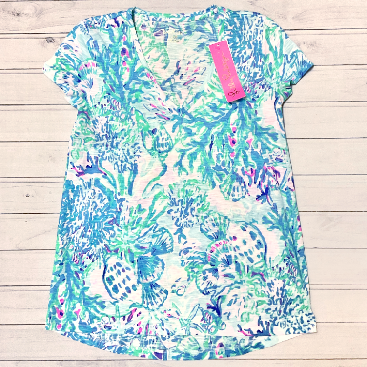 Top Short Sleeve Designer By Lilly Pulitzer  Size: XXS