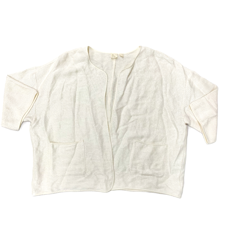 Jacket Other By Eileen Fisher In Cream, Size: Xl