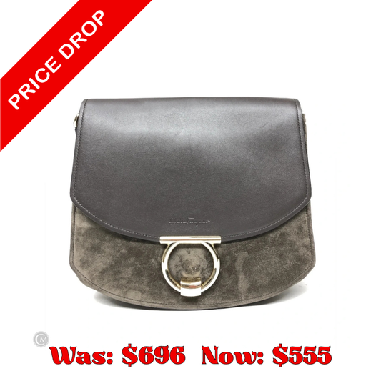 Crossbody Luxury Designer By Ferragamo, Size: Large