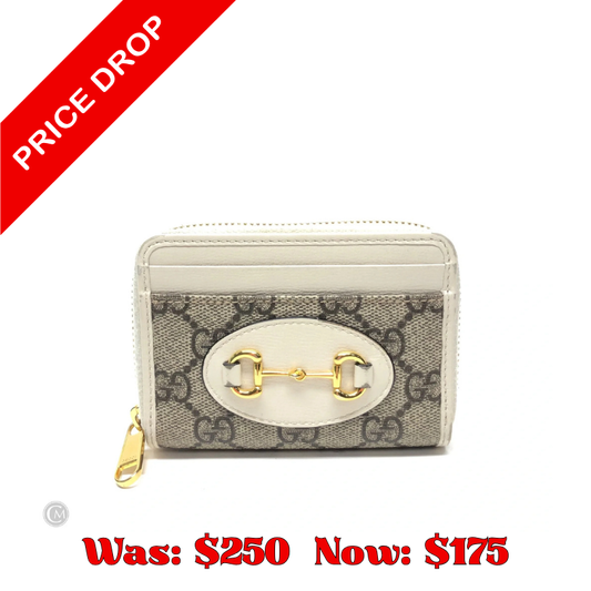 Wallet Luxury Designer By Gucci, Size: Small