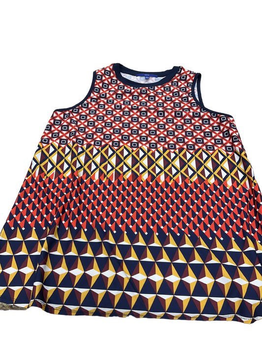 Top Sleeveless By Apt 9  Size: L