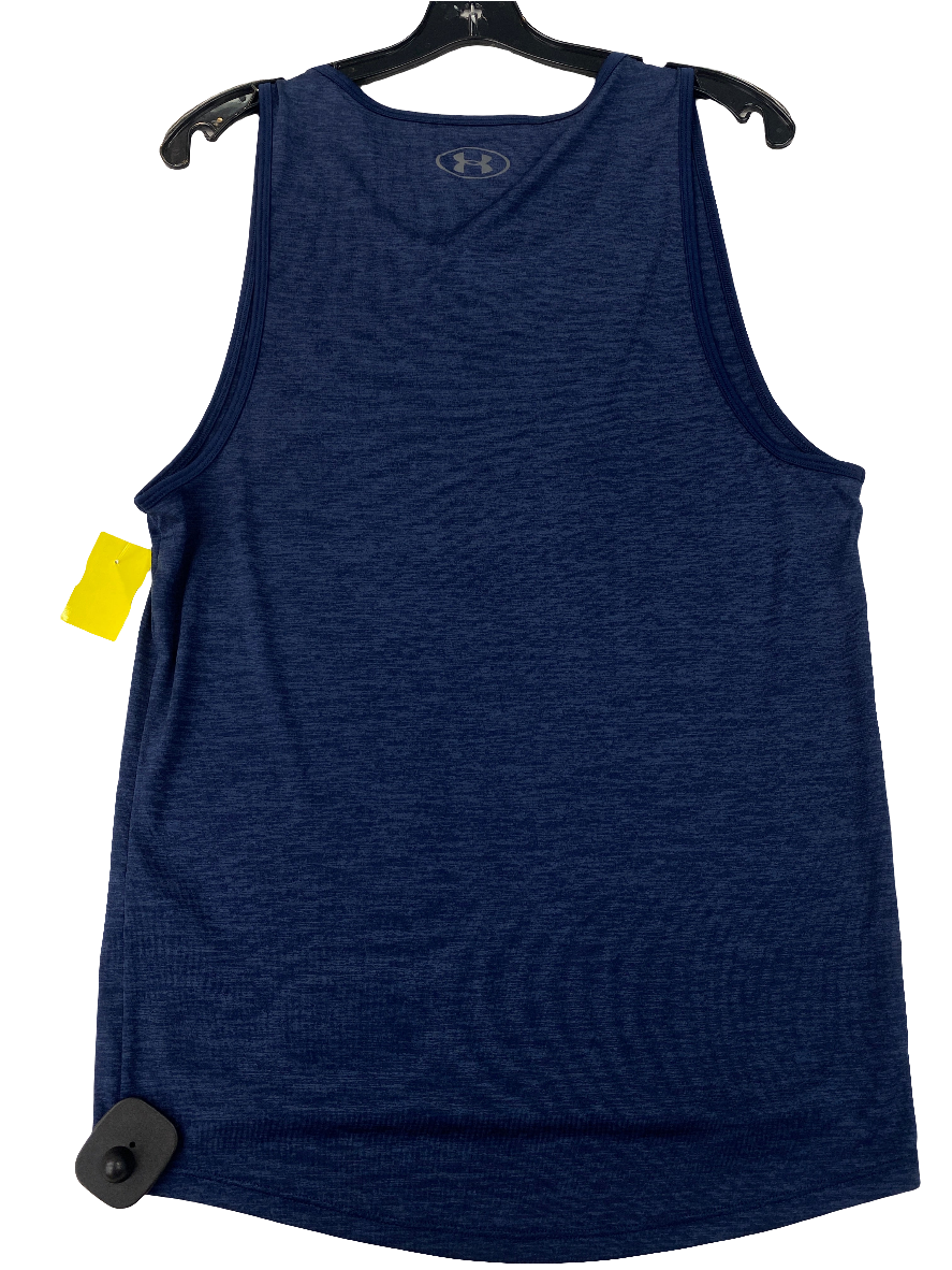 Athletic Tank Top By Under Armour In Navy, Size: S