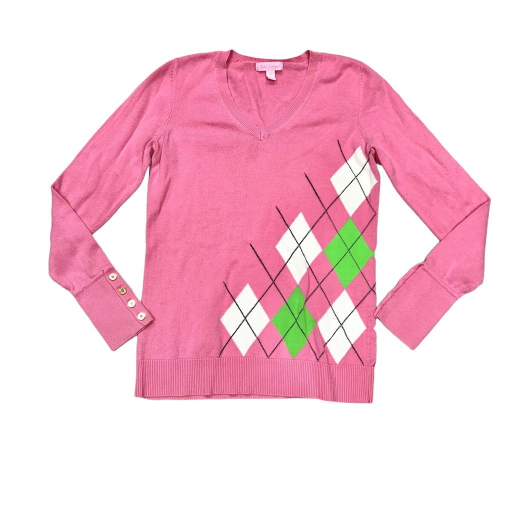 Top Long Sleeve Designer By Lilly Pulitzer  Size: S