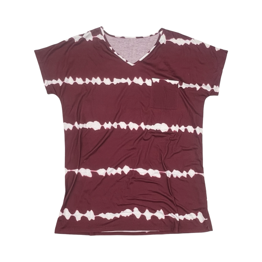 Dress Casual Short By Shein In Maroon, Size:4X