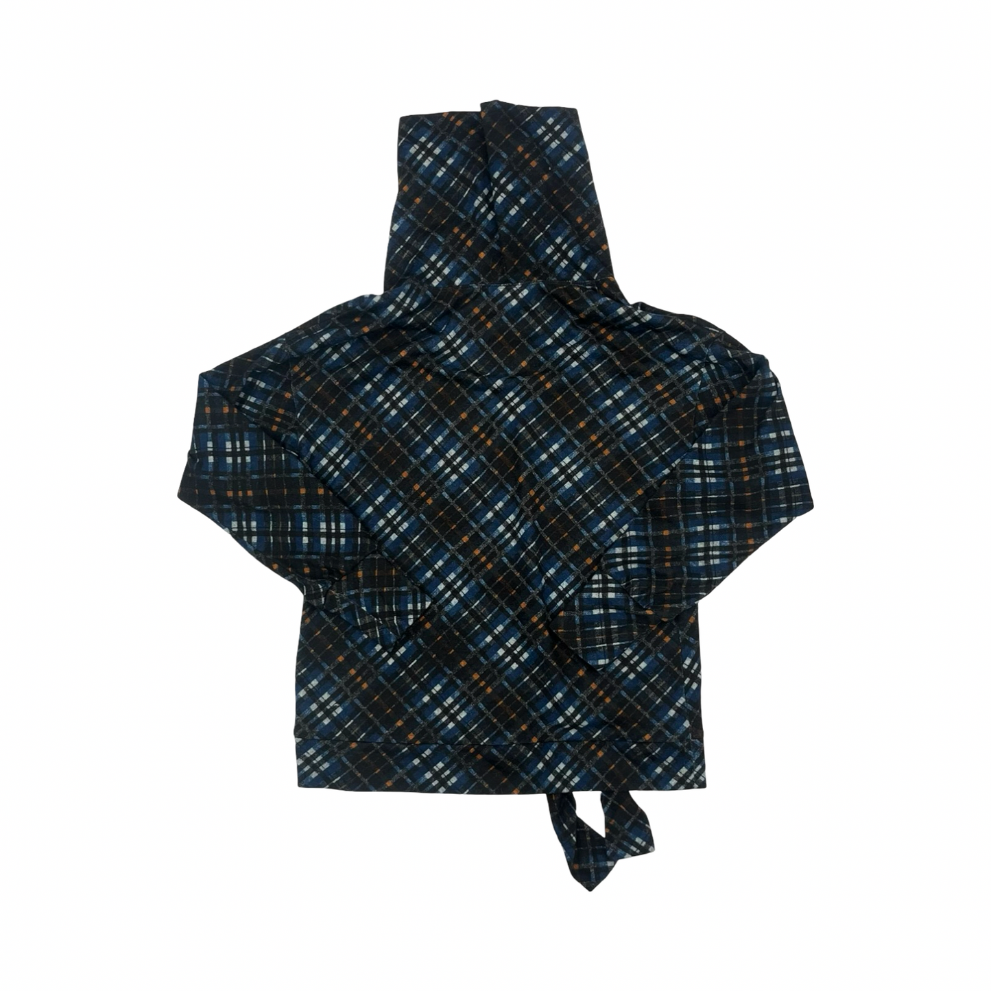 Top Ls By Agb In Plaid Pattern, Size:S