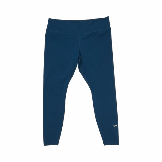 Athletic Leggings By Nike In Blue, Size:Xxl