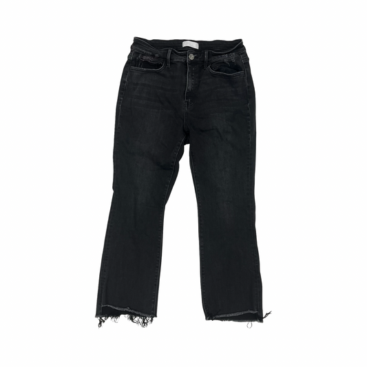 Jeans Straight By Vervet In Black, Size:14