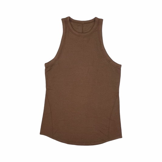 Athletic Tank Top By Lululemon In Brown, Size:L