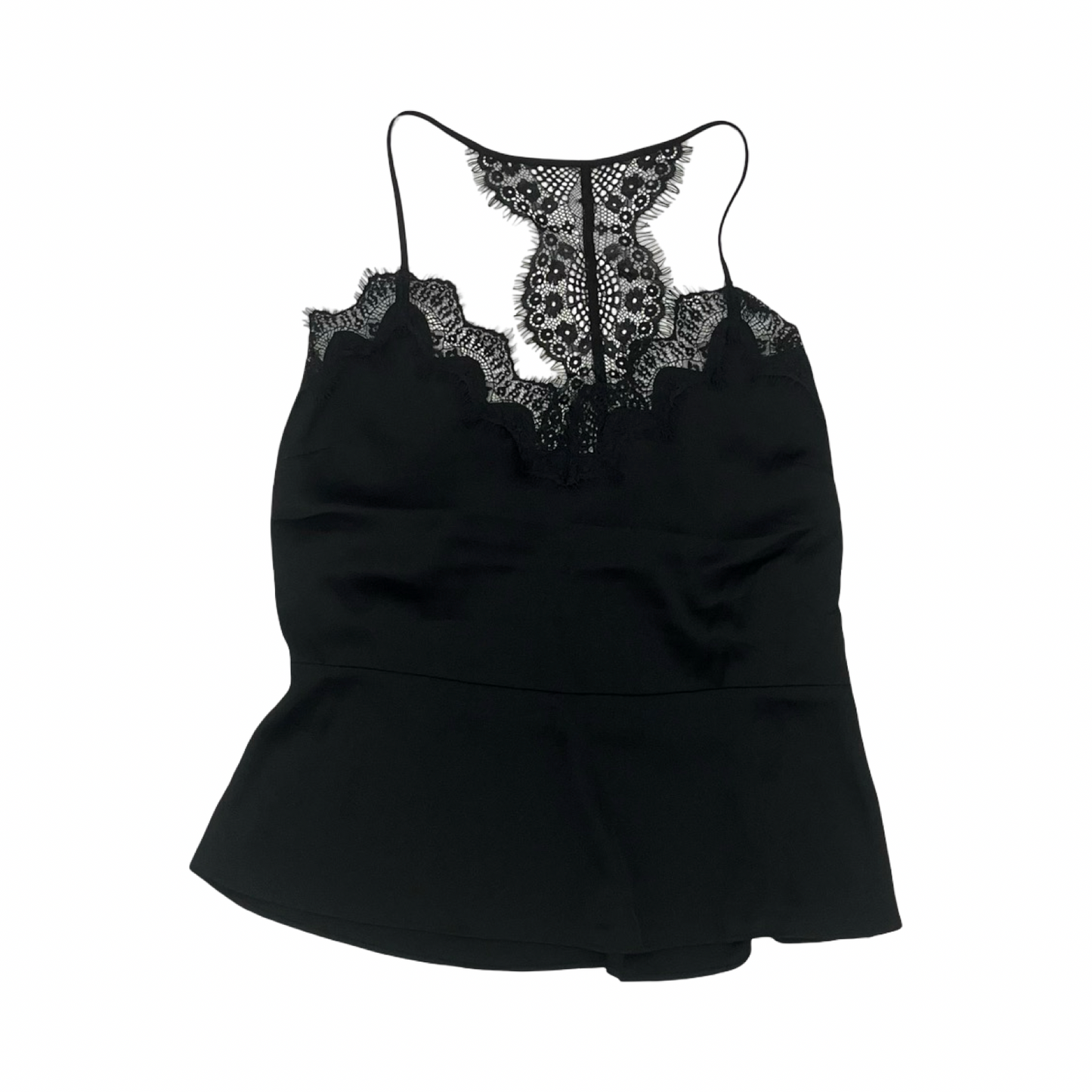 Blouse Sleeveless By Express In Black, Size:M