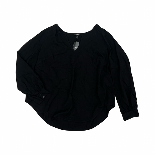 Blouse Ls By Torrid In Black, Size:1X