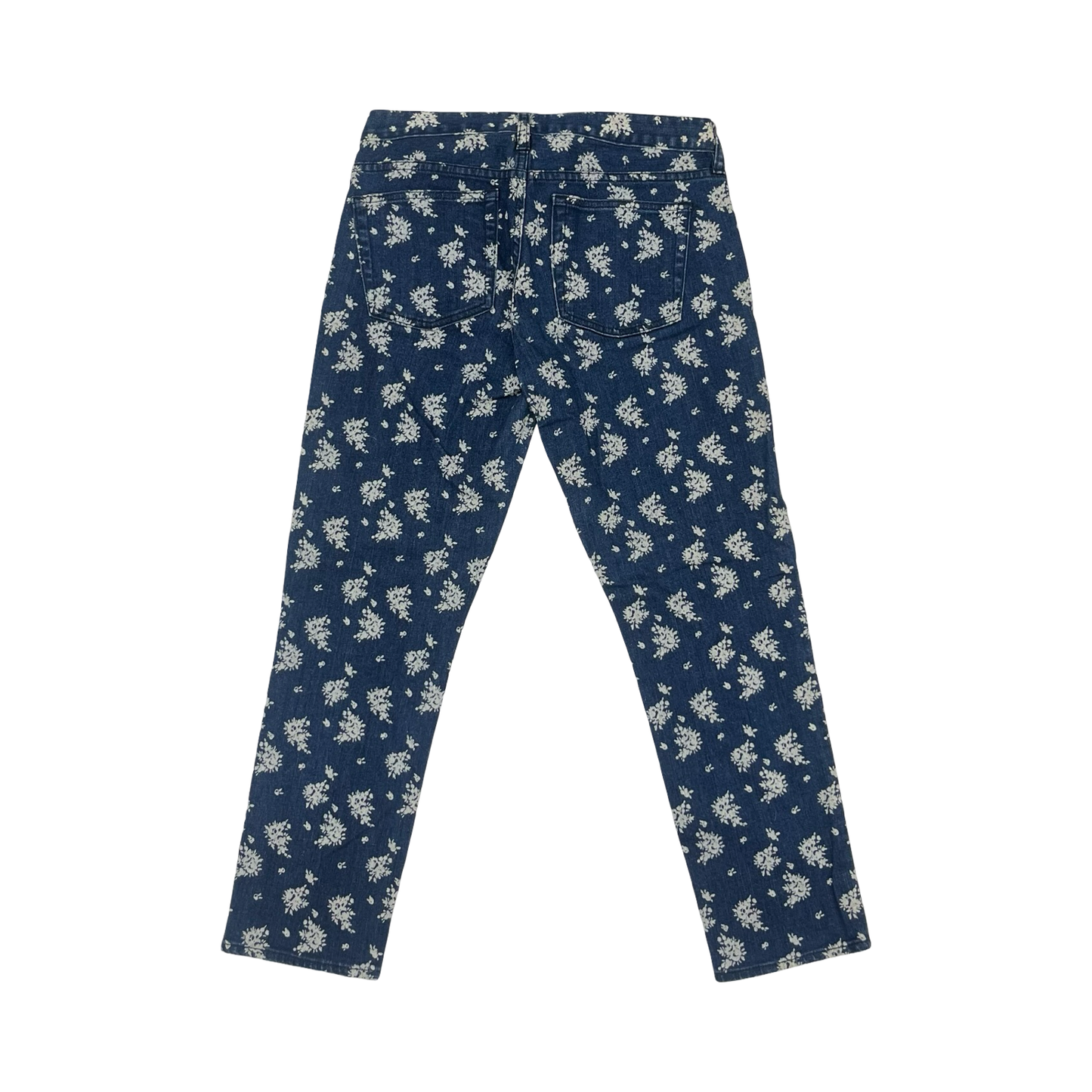 Jeans Straight By J. Crew In Floral Print, Size:6