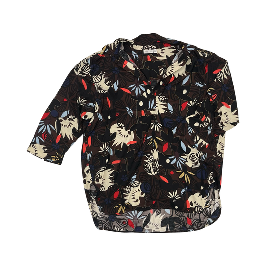 Tunic Ls By Cmc In Brown, Size:Xl