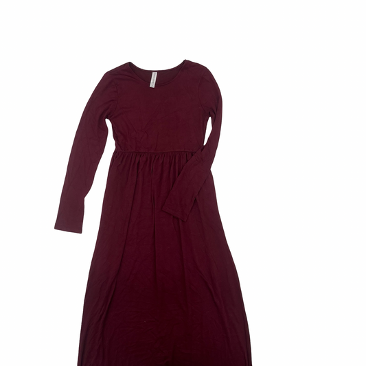 Dress Casual Maxi By Zenana Outfitters In Red, Size:M