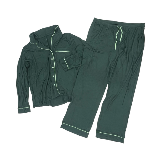 Pajamas 2Pc By Auden In Green, Size:Xl