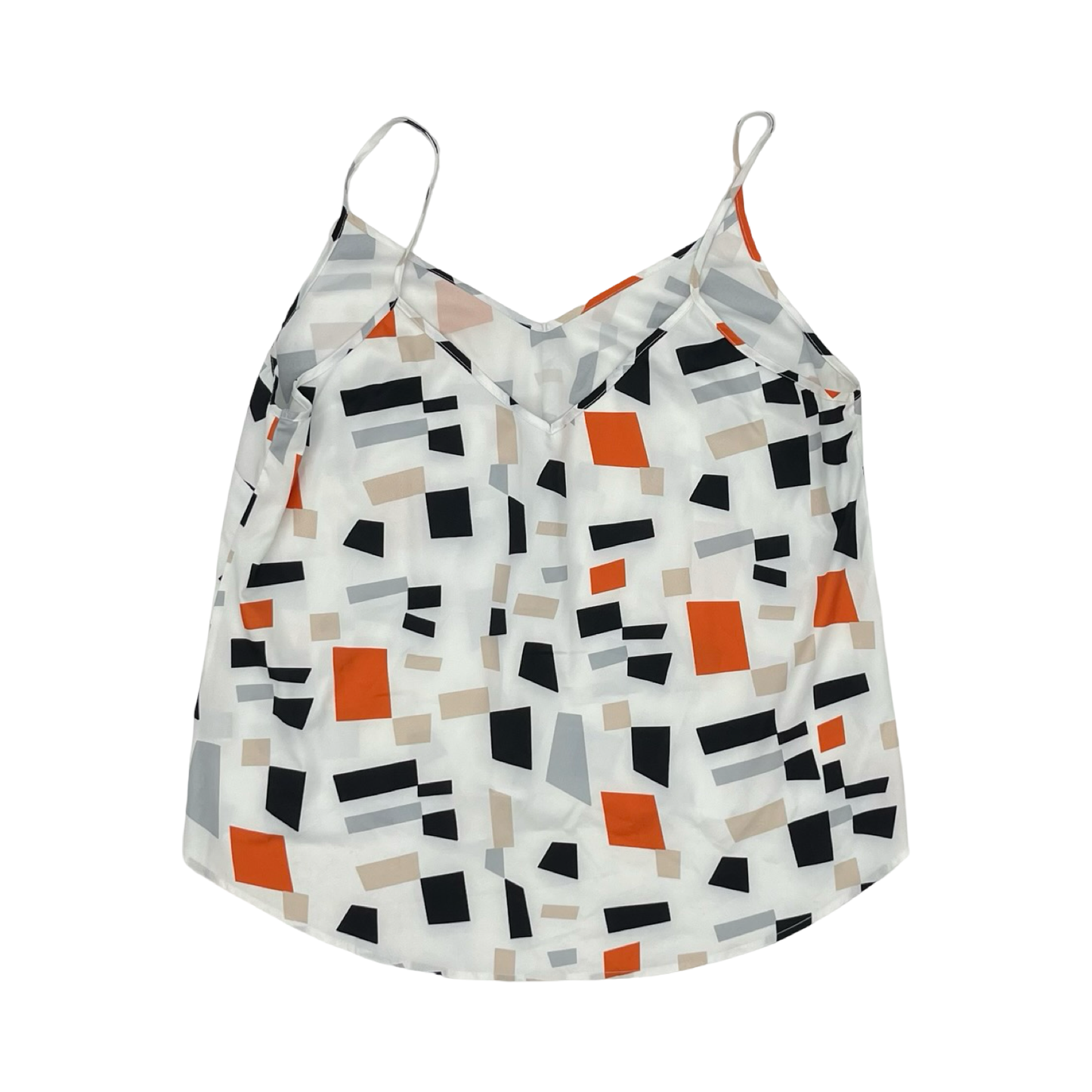 Blouse Sleeveless By Shein In Black & White, Size:2X