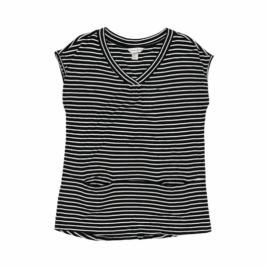 Top Ss By Christopher And Banks In Black & White, Size:L