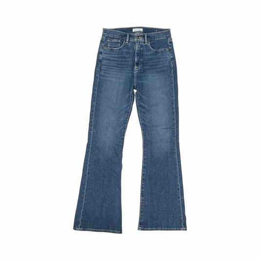 Jeans Flared By Loft In Blue Denim, Size:6