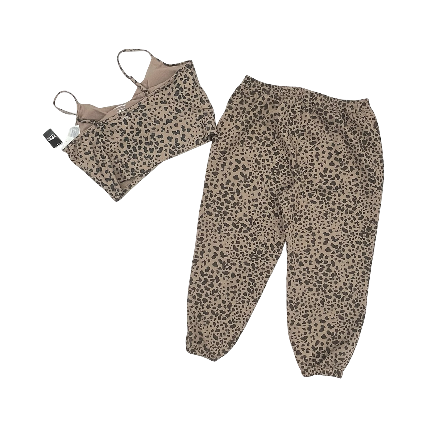 Athletic Pants 2Pc By Ypb In Animal Print, Size:Xl