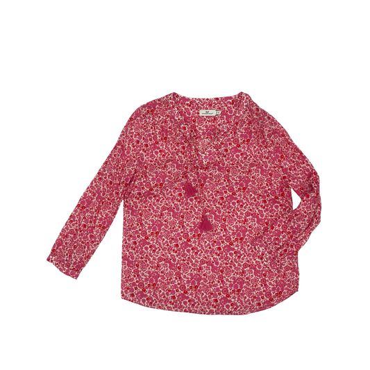 Blouse Ls By Vineyard Vines In Floral Print, Size:M