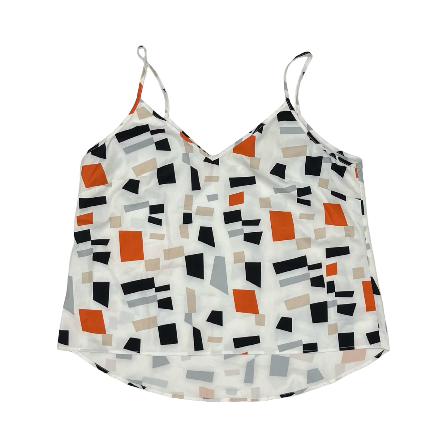 Blouse Sleeveless By Shein In Black & White, Size:2X