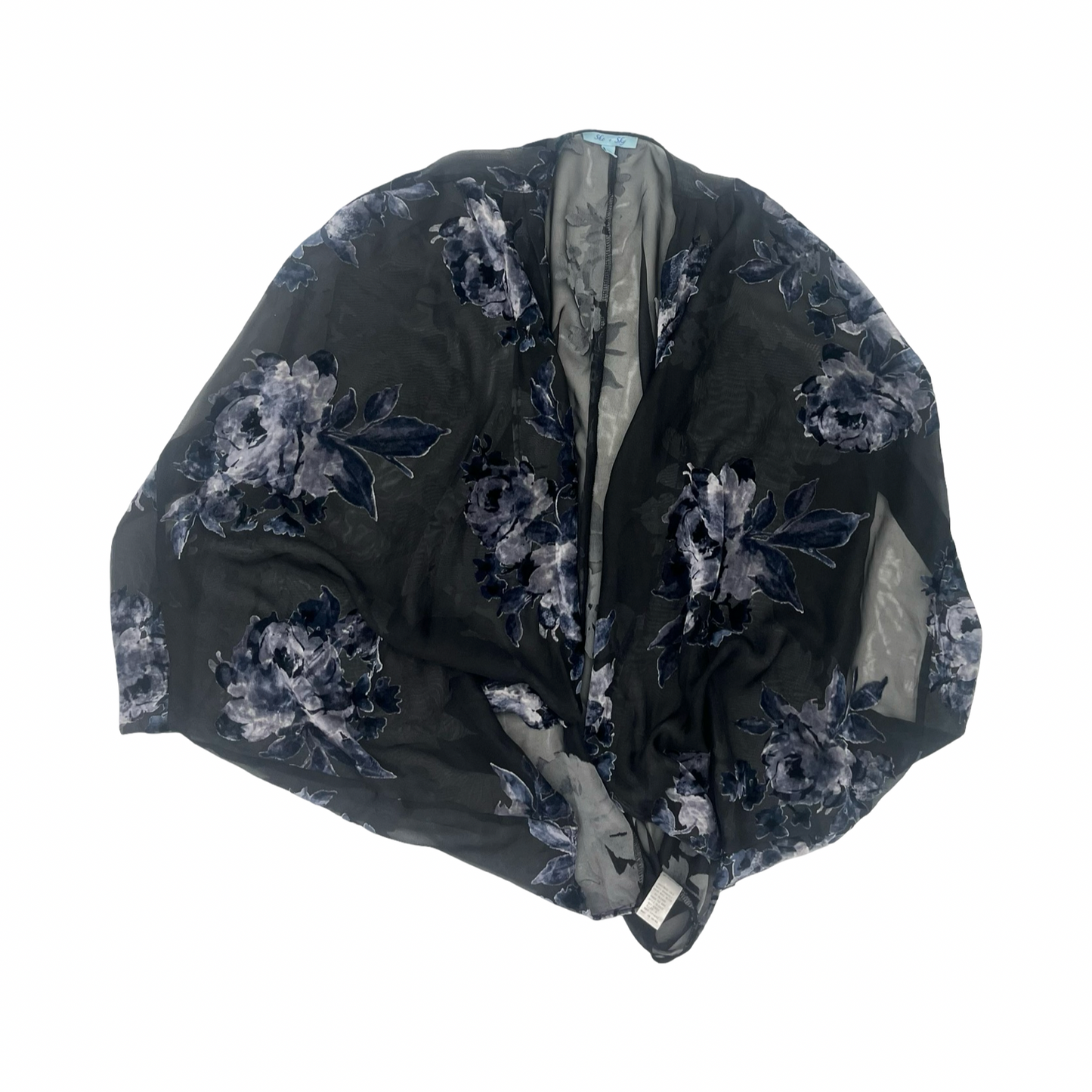 Shawl By She + Sky In Black, Size:S