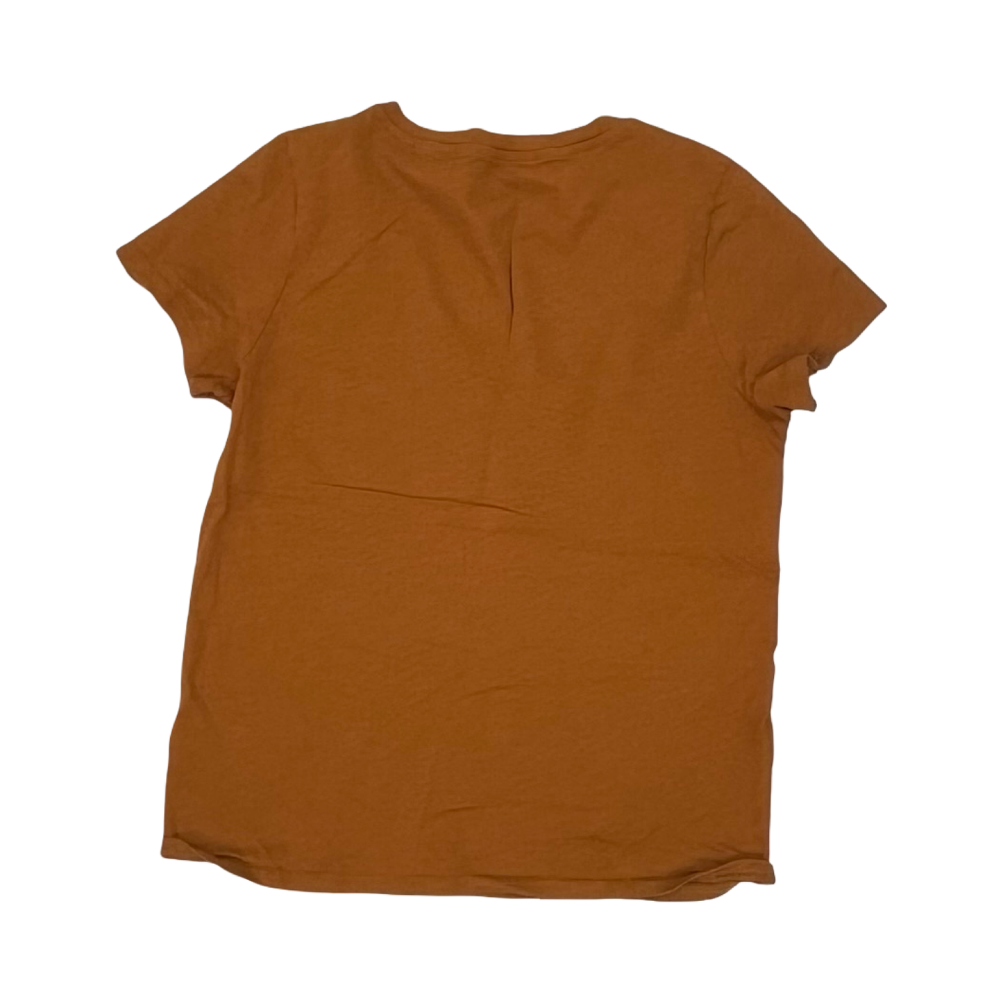 Top Ss Basic By J. Crew In Gold, Size:M