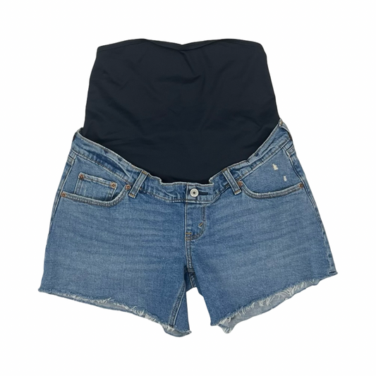 Mat Shorts By Abercrombie And Fitch In Blue Denim, Size:4