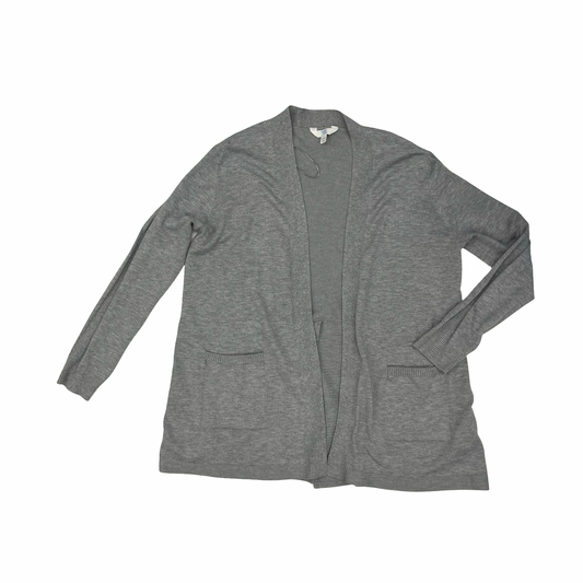 Sweater Cardigan By Time And Tru In Grey, Size:L
