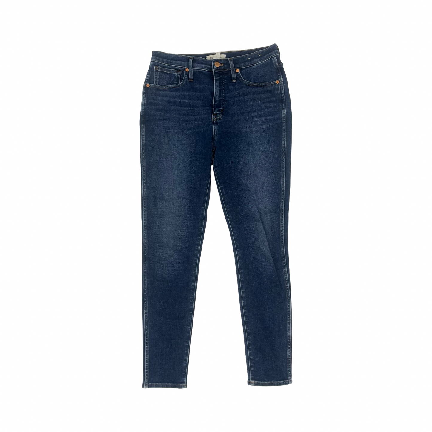 Jeans Skinny By Madewell In Blue Denim, Size:6
