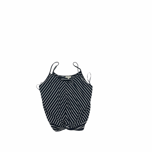 Tank Top By Umgee In Blue & White, Size:M