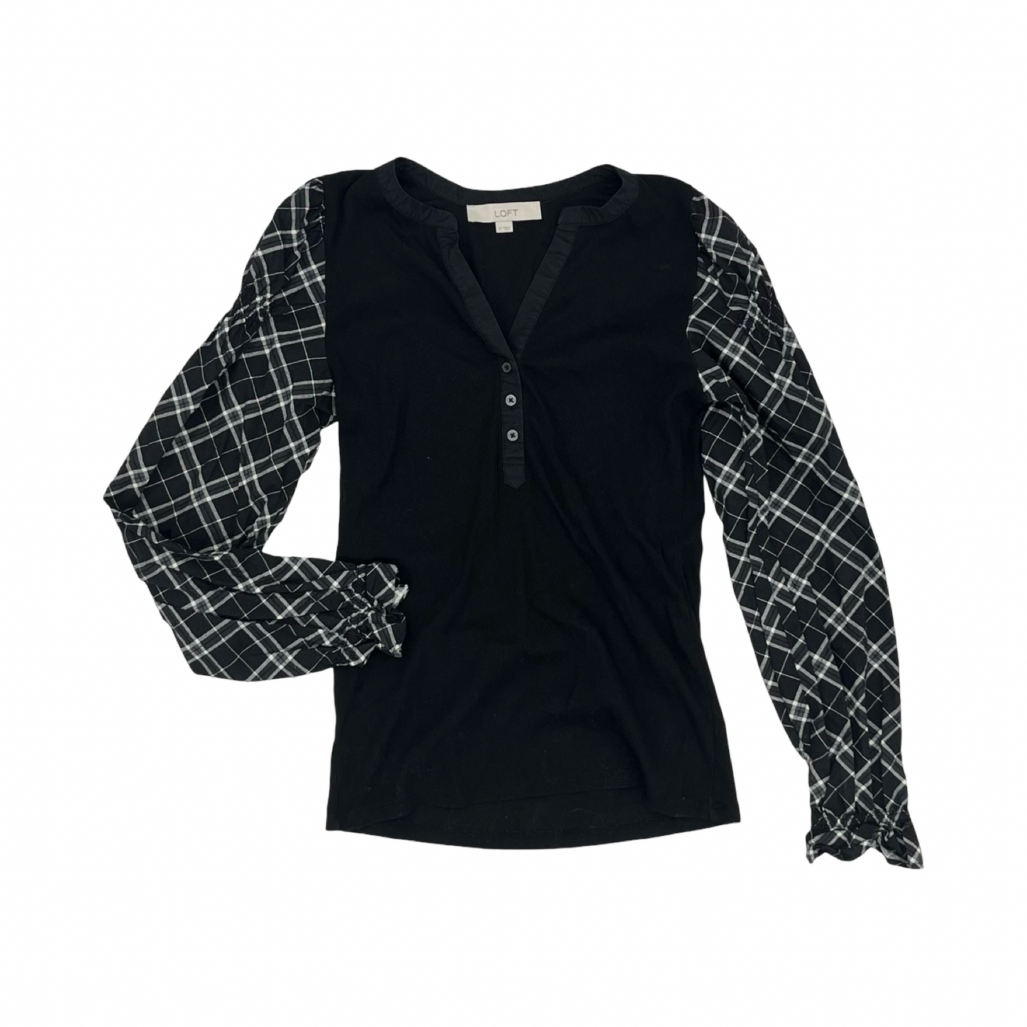 Top Ls By Loft In Black, Size:S