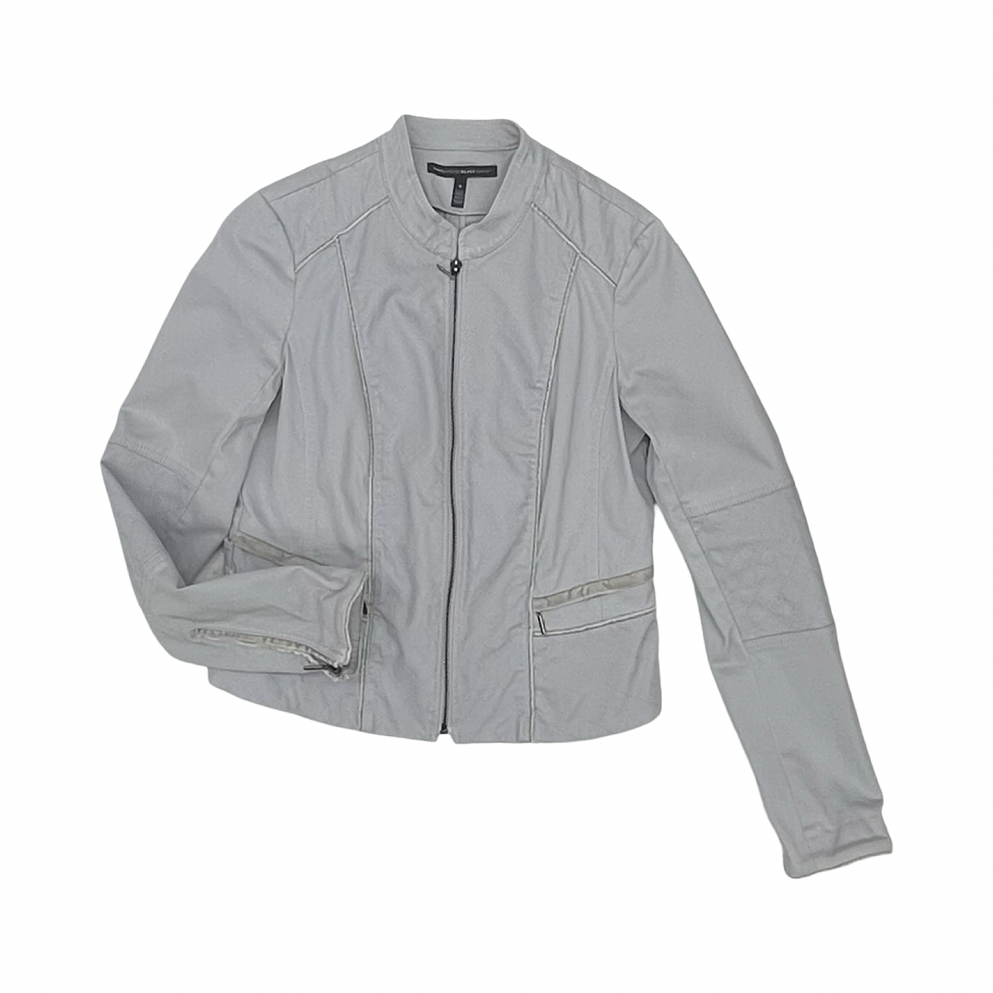 Jacket Denim By White House Black Market In Purple, Size:M