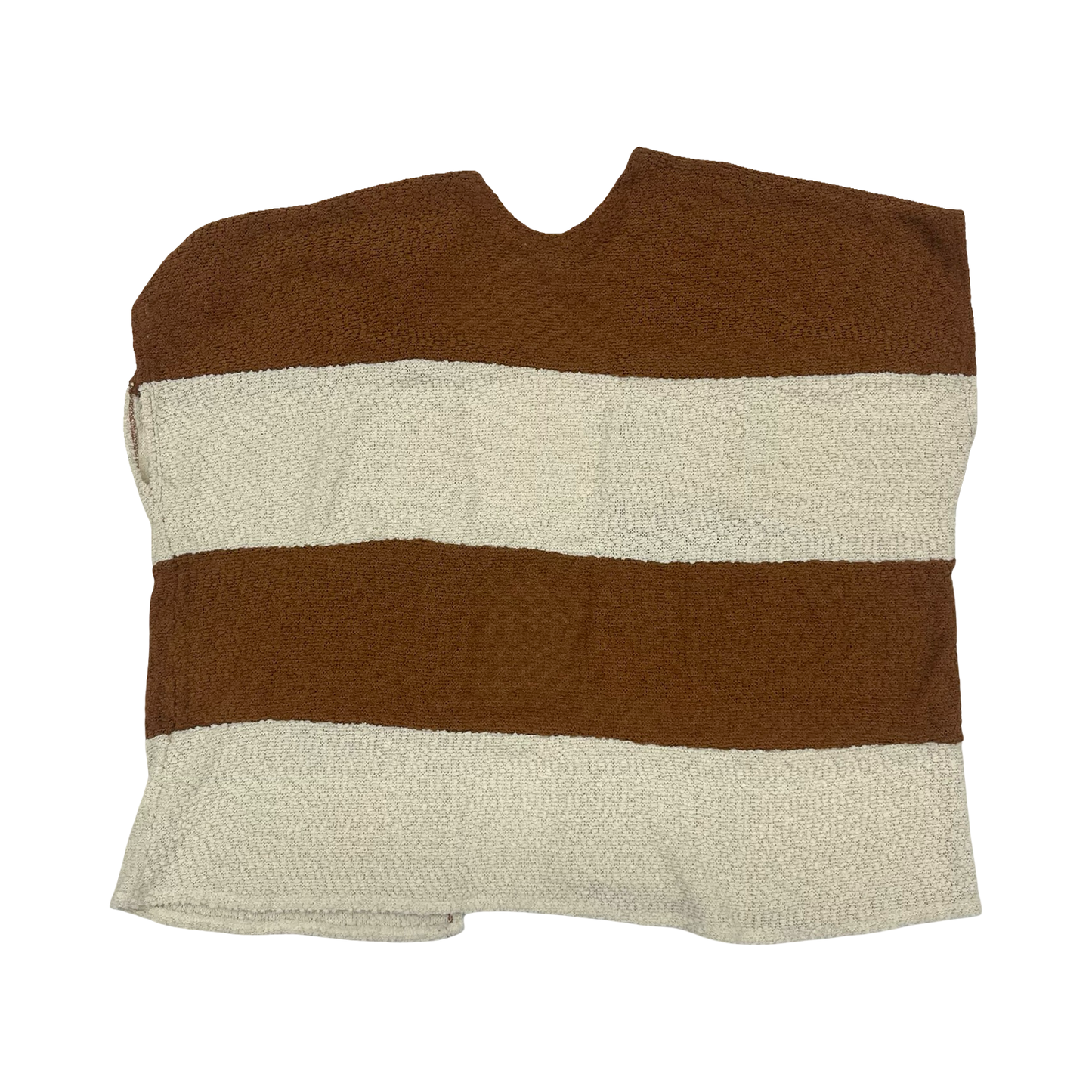 Sweater Cardigan By Maurices In Brown & Tan, Size:L