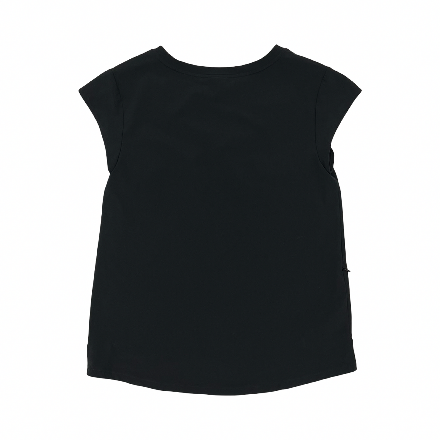 Athletic Top Short Sleeve By Eddie Bauer In Black, Size:S