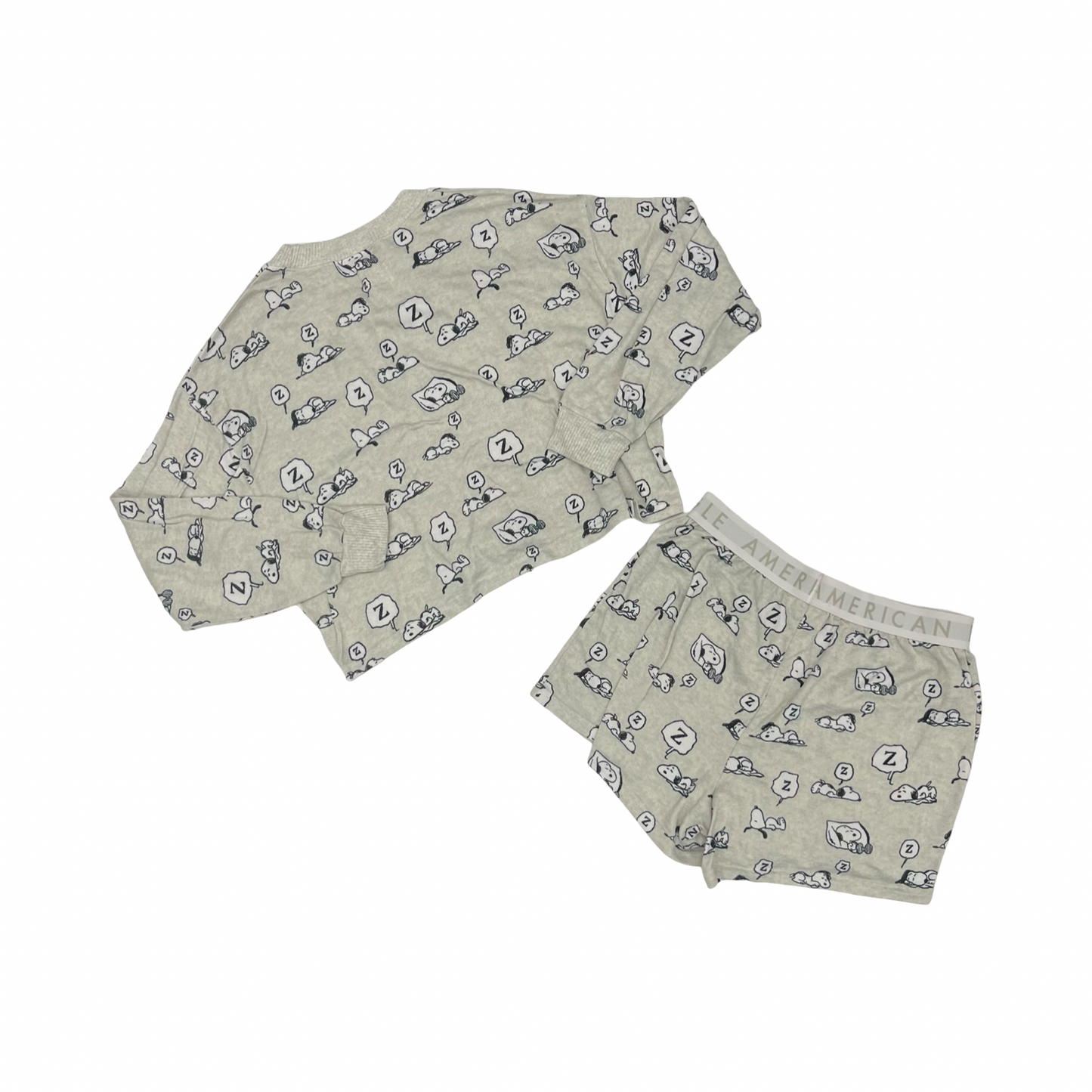 Lounge Set Shorts By American Eagle In Grey, Size:M