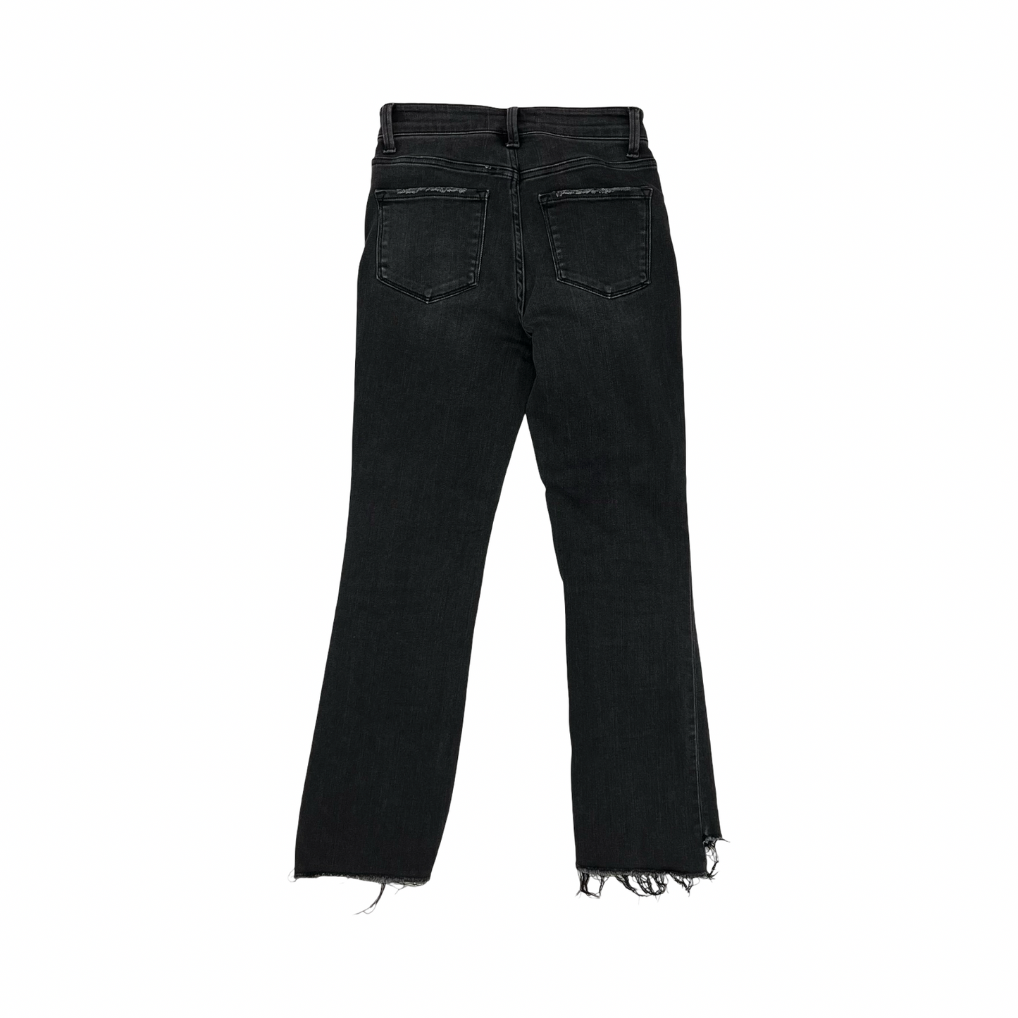 Jeans Straight By Vervet In Black Denim, Size:0