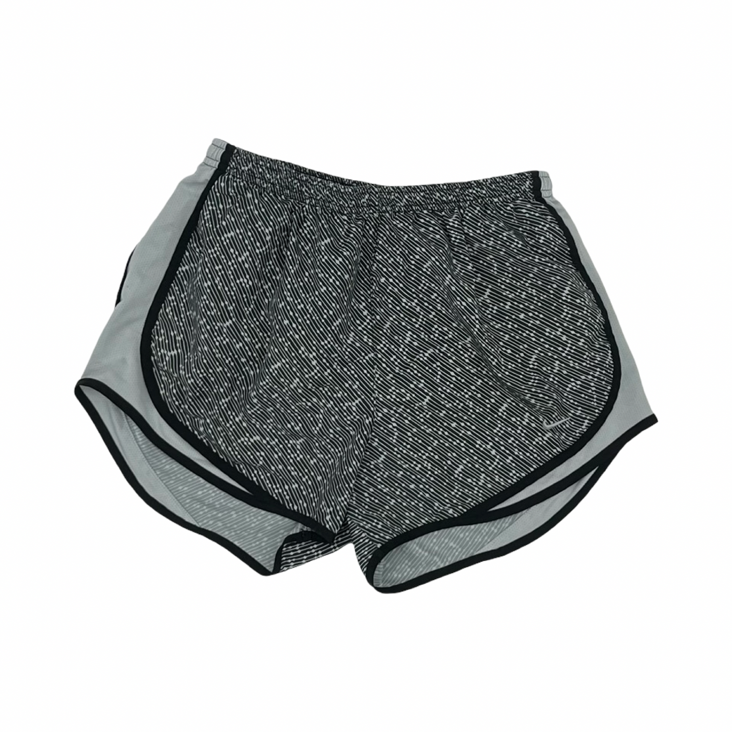 Athletic Shorts By Nike In Grey & White, Size:M
