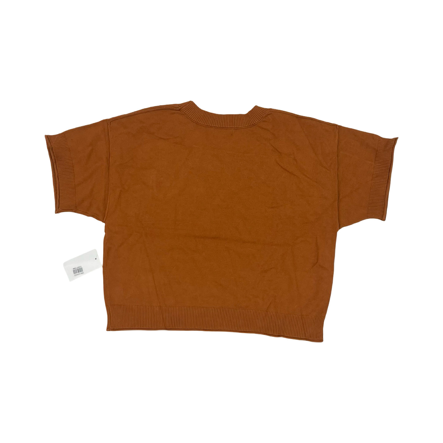 Sweater Ss By Originality In Brown, Size:Xs