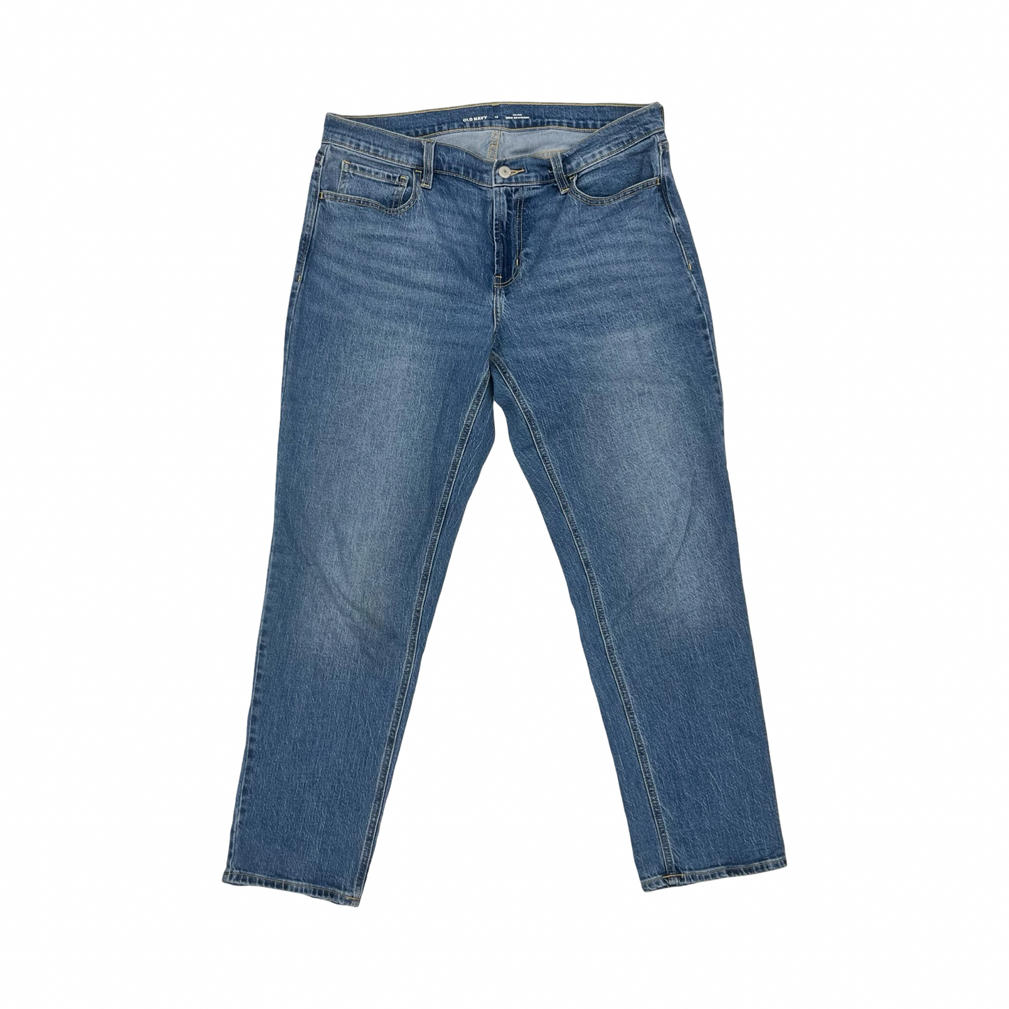 Jeans Boyfriend By Old Navy In Blue Denim, Size:12