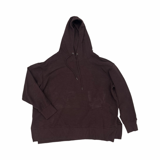 Sweatshirt Hoodie By Maurices In Maroon, Size:3X