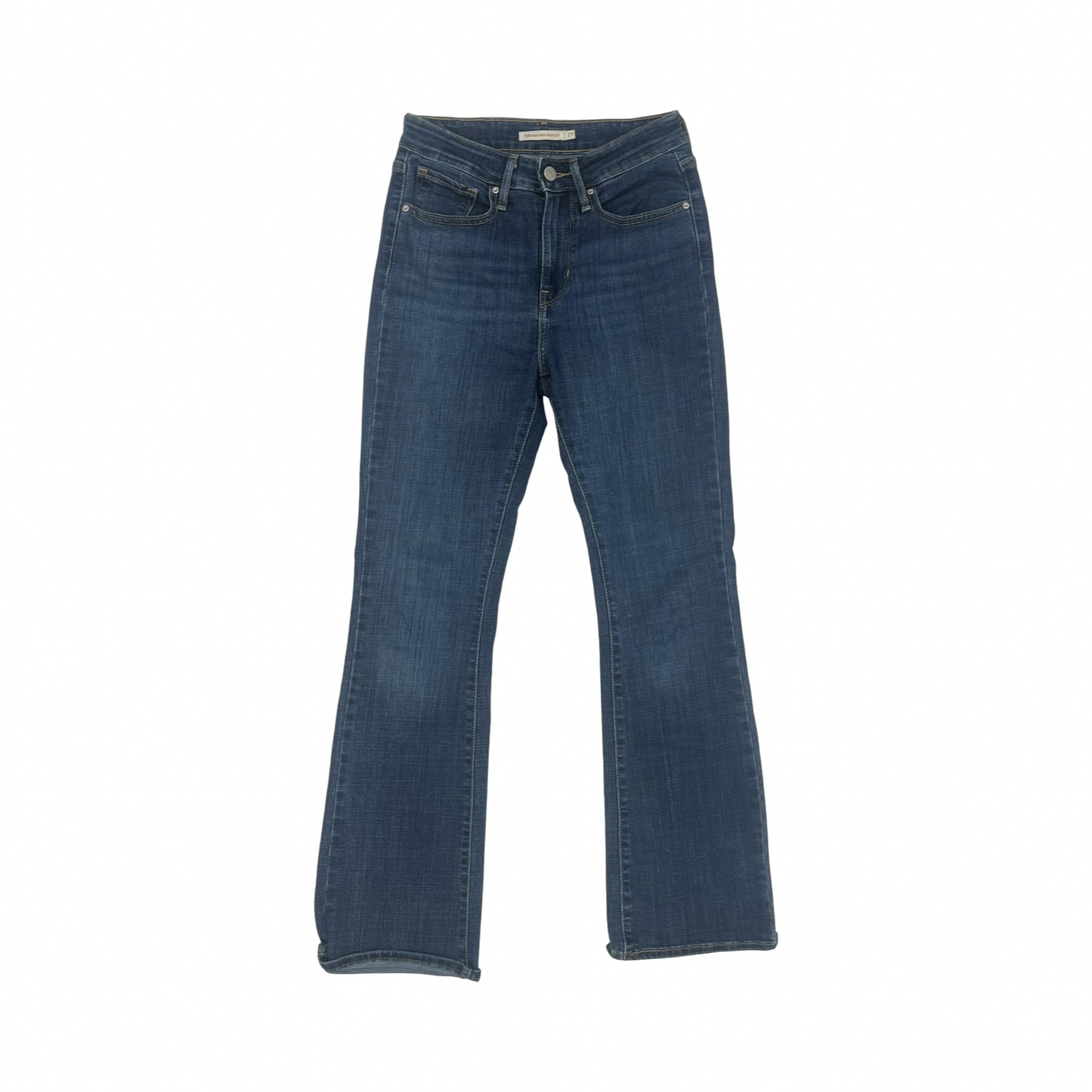 Jeans Flared By Levis In Blue Denim, Size:4