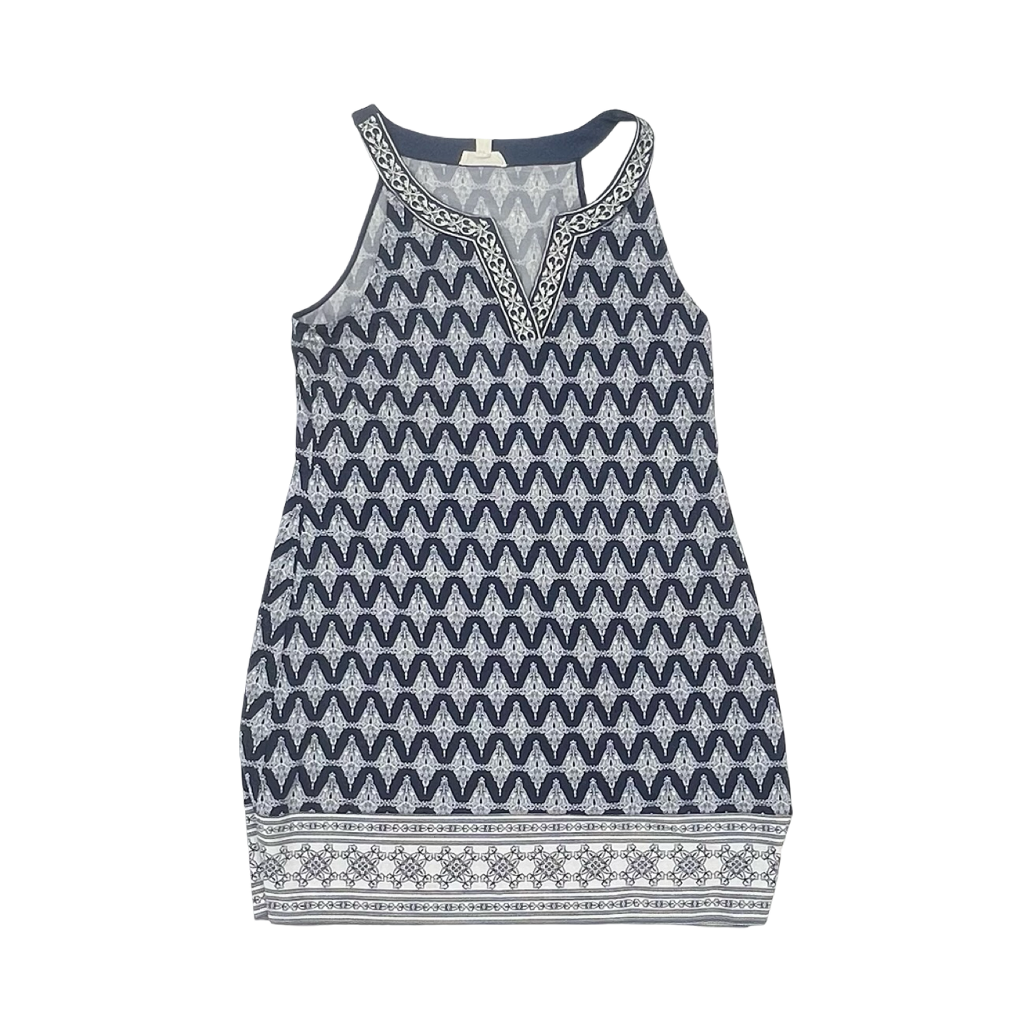 Dress Party Long By Kaileigh In Blue & White, Size:Xlp