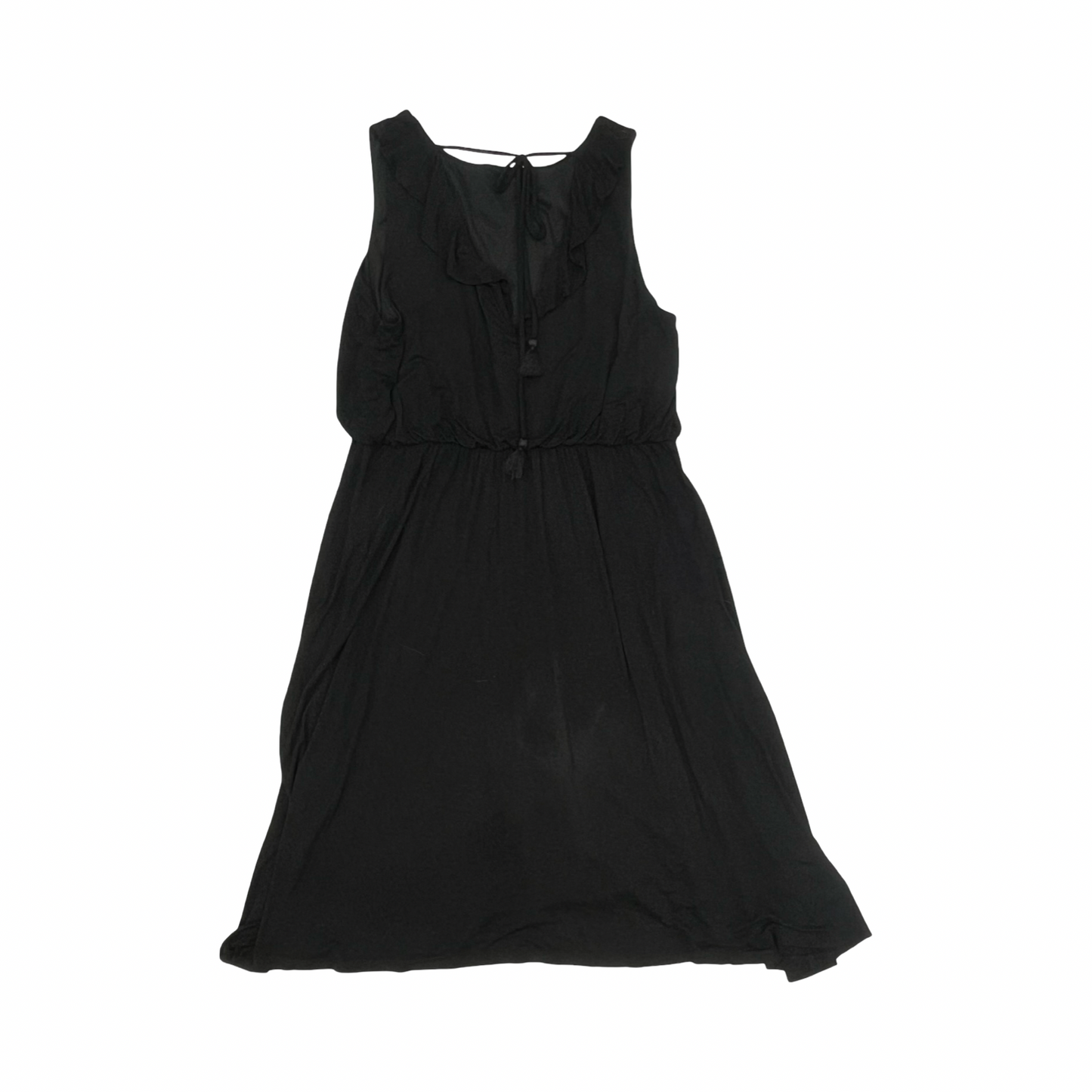 Dress Casual Midi By Loft In Black, Size:Xl
