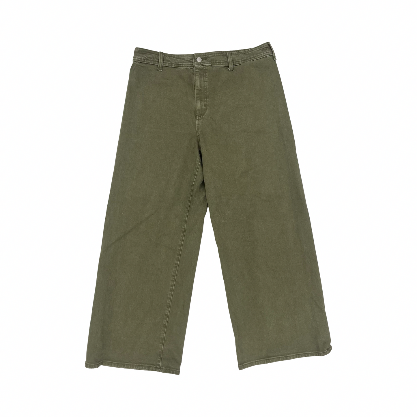 Jeans Wide Leg By Universal Thread In Green, Size:16