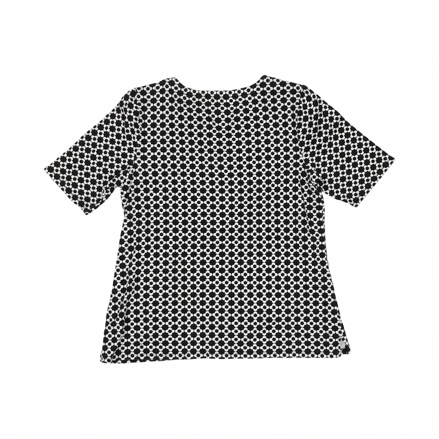 Top Ss By Croft And Barrow In Black & White, Size:L