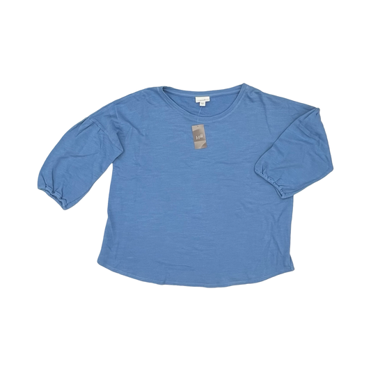 Top Ls By Pure Jill In Blue, Size:L