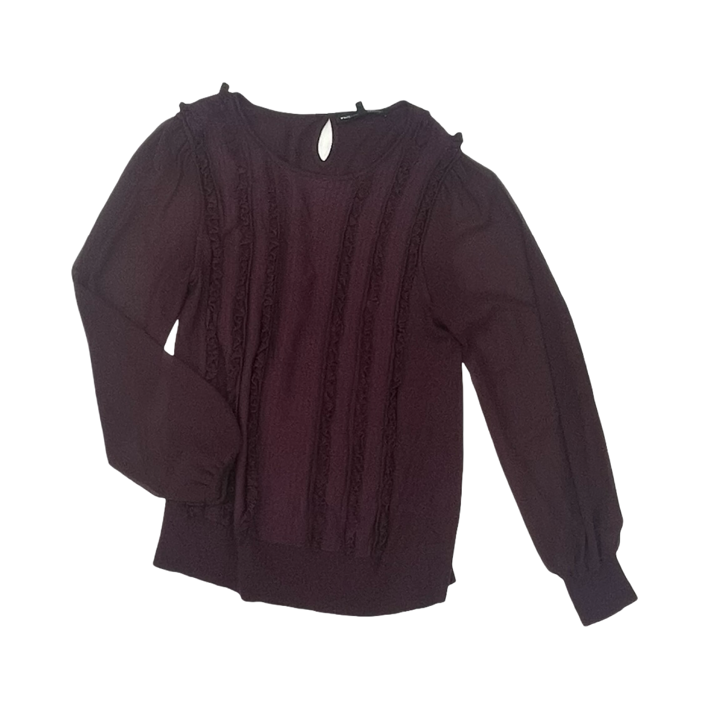 Blouse Ls By White House Black Market In Purple, Size:M