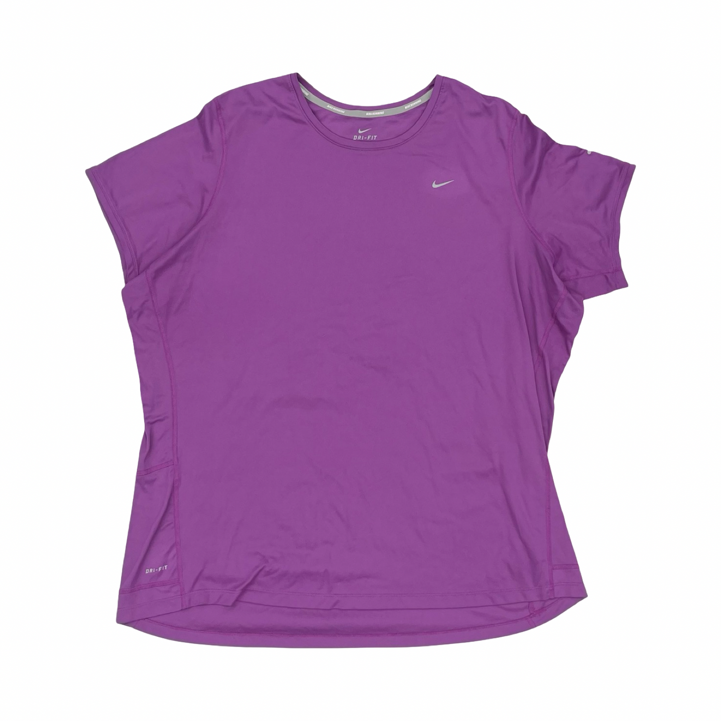 Athletic Top Ss By Nike Apparel In Purple, Size:3X