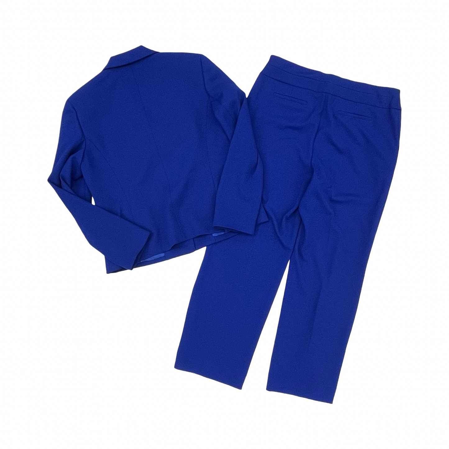 Pants Set 2Pc By Kasper In Blue, Size:L